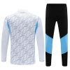 Argentinië Kind Trainings Sweatshirt Kwart-Zip 2023-24 Witte